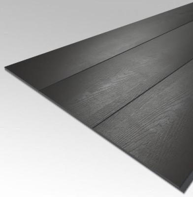 Фиброцементный сайдинг Roofas SIDING (широкий) 12мм Графит