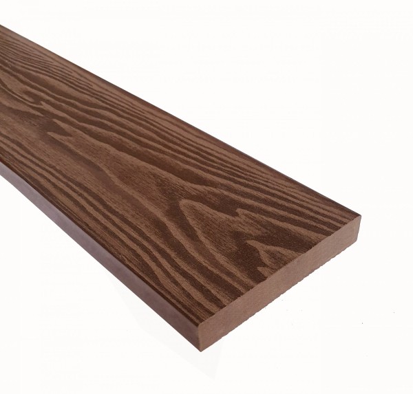 Террасная доска из ДПК Terrapol Смарт 3D Полнотелая без паза Орех Милано купить в Усолье-Сибирском