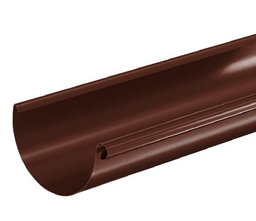 Водосток Aquasistem, система 150/100 - Водосточный желоб 3.00м RAL 8017 Коричневый купить в Усолье-Сибирском