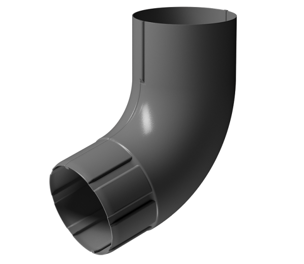 Колено 72° D90 Döcke STAL PREMIUM Графит, (RAL 7024) купить в Усолье-Сибирском