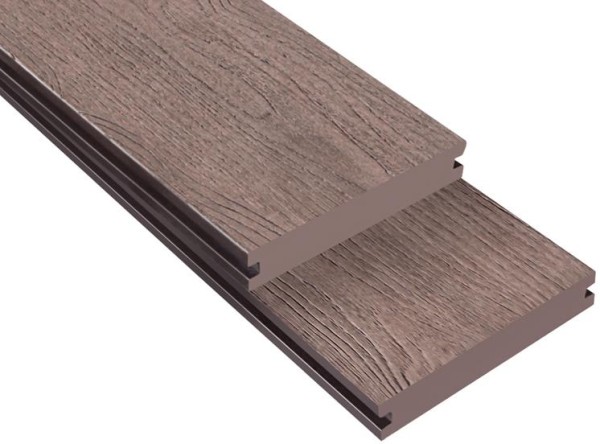 Террасная доска ДПК Outdoor 3D полнотелая NEVADA/CALIFORNIA BROWN коричневая микс купить в Усолье-Сибирском