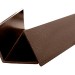 Уголок ДПК для сайдинга 70x70x3000мм Коричневый купить в Усолье-Сибирском