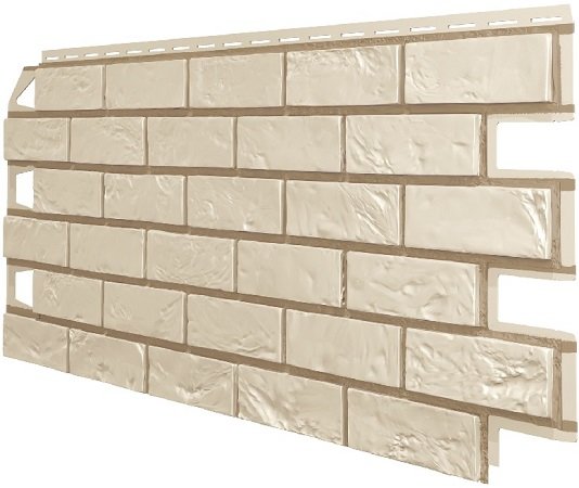 Фасадная панель VOX Vilo Brick Слоновая кость купить в Усолье-Сибирском