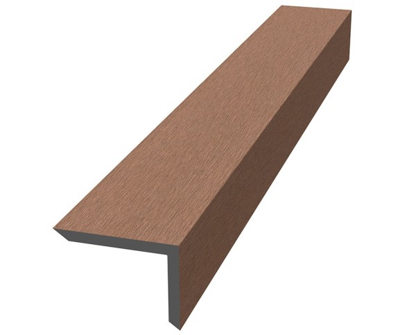 Уголок ДПК для террасной доски NauticPrime, 60x40x2900мм Кедр купить в Усолье-Сибирском