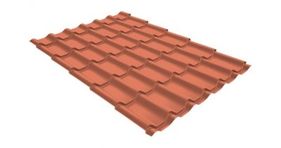 Металлочерепица классик GL 0,5 Quarzit Cuprum Steel