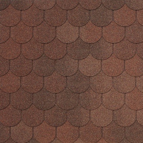 Гибкая черепица Tegola ASSISI terracotta 420 купить в Усолье-Сибирском