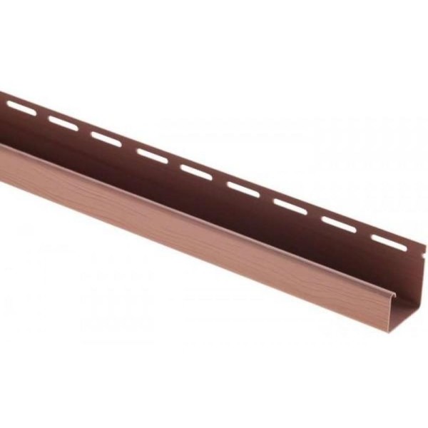 J-профиль Люкс Крашенный, T-15, ВН, Красно-коричневый купить в Усолье-Сибирском