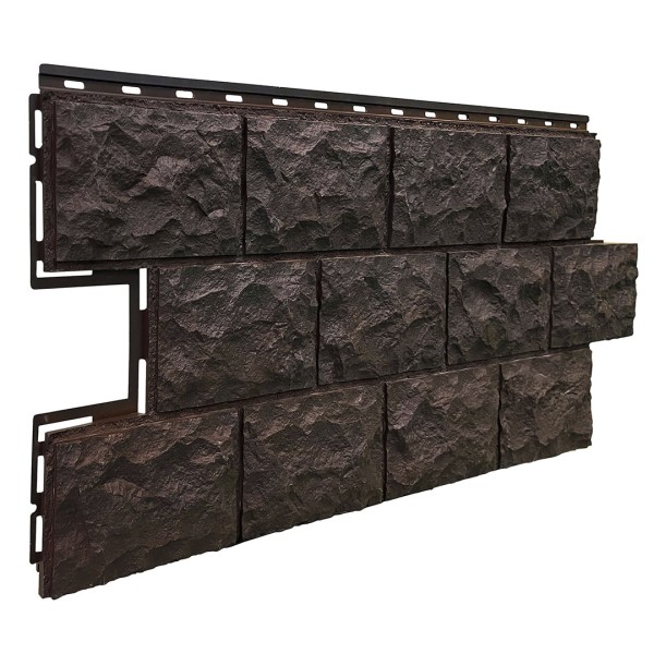 Фасайдинг Серия «Доломит» Тёмно Коричневый купить в Усолье-Сибирском