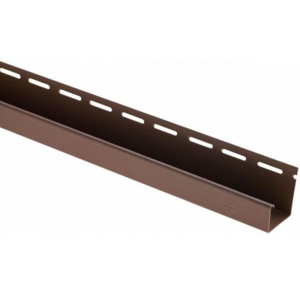 J-профиль Люкс Крашенный, T-15, ВН, Тёмный Орех купить в Усолье-Сибирском