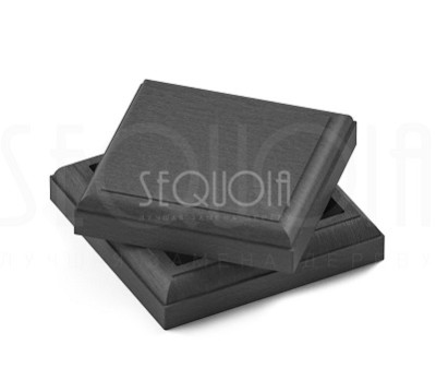 Комплект крышка/юбка для столба SEQUOIA GRAY