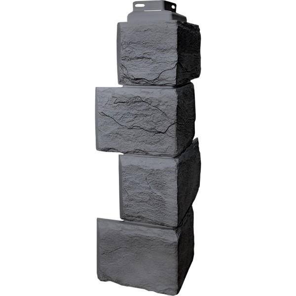 Цокольный сайдинг FineBer – Серия “Камень природный”, Угол наружный Кварцевый купить в Усолье-Сибирском