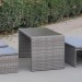 Диван-Трансформер AFINA плетеный из иск. ротанга S330G-W78 Grey купить в Усолье-Сибирском