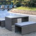 Диван-Трансформер AFINA плетеный из иск. ротанга S330G-W78 Grey купить в Усолье-Сибирском