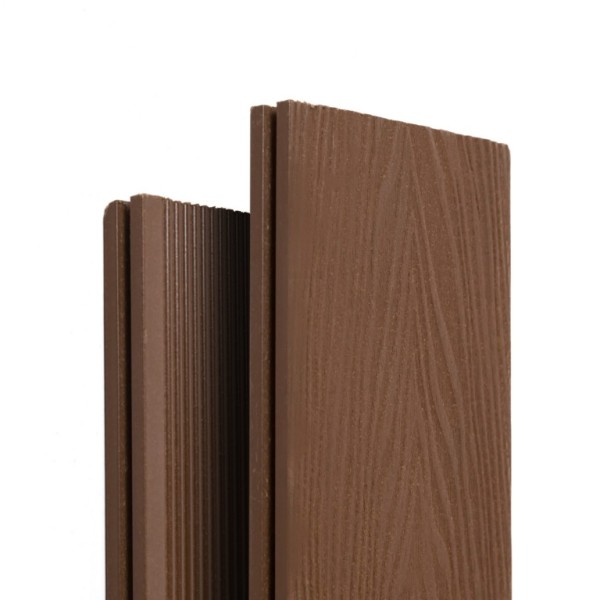 Террасная доска Ecodecking Экстра 3D полнотелая Шоколад купить в Усолье-Сибирском