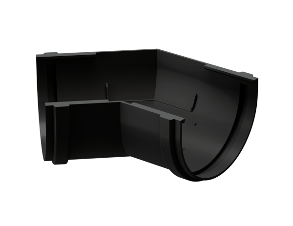 Угол желоба универсал 135˚ Docke Premium ПВХ - Карбон купить в Усолье-Сибирском