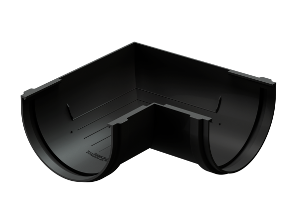 Угол желоба универсал 90˚ Docke Premium ПВХ - Карбон купить в Усолье-Сибирском