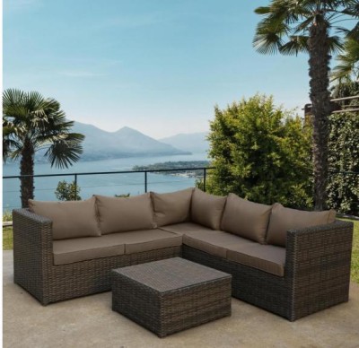 Комплект мебели AFINA плетеной из иск. ротанга YR825A Brown/Beige