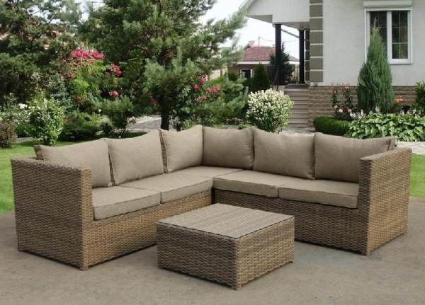 Комплект мебели AFINA плетеной из иск. ротанга YR825B Beige купить в Усолье-Сибирском