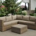 Комплект мебели AFINA плетеной из иск. ротанга YR825B Beige купить в Усолье-Сибирском