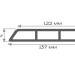 Доска Ромбус 3D ДПК Outdoor STORM GREY серая микс купить в Усолье-Сибирском