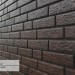 Фасадная панель Ю-Пласт Стоун Хаус Кирпич Коричневый купить в Усолье-Сибирском