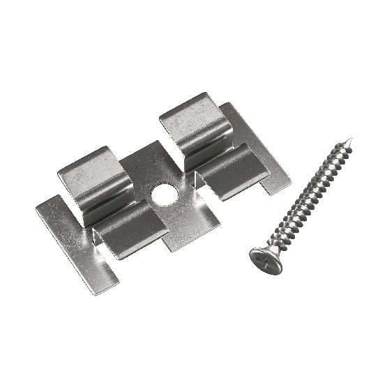 Клипса с саморезом, Grinder шовный монтаж 5 mm купить в Усолье-Сибирском