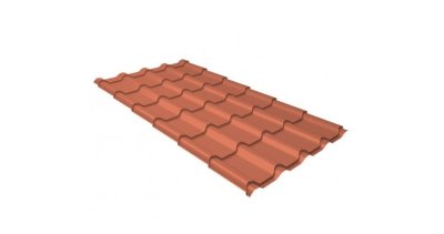 Металлочерепица камея GL 0,5 Quarzit Cuprum Steel