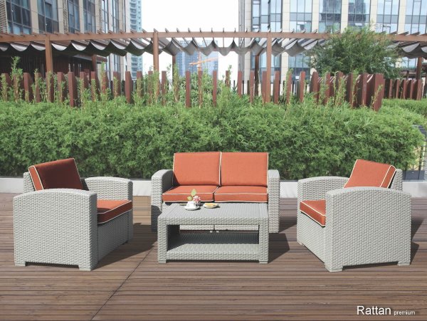 Уличные диваны и кресла коллекции Rattan Premium 4 купить в Усолье-Сибирском