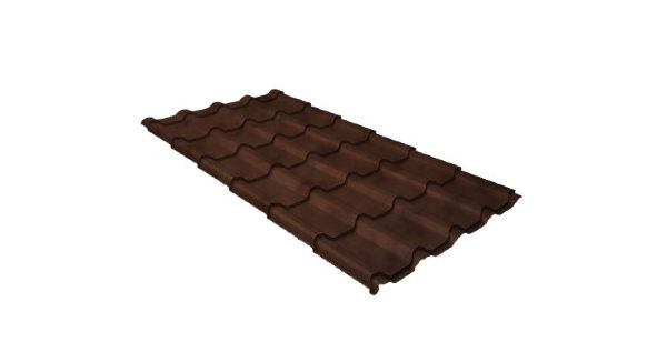 Металлочерепица камея 0,45 Safari Twincolor Brown купить в Усолье-Сибирском