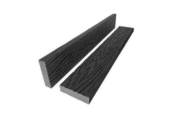 Брус лавочный 3D-тиснение 20х80 Графит купить в Усолье-Сибирском