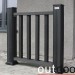 Ограждение из ДПК Outdoor Классик 3D STORM чёрный купить в Усолье-Сибирском