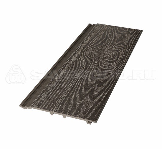 Сайдинг из дпк savewood sw-cedrus тангенциальный распил темно-коричневый купить в Усолье-Сибирском