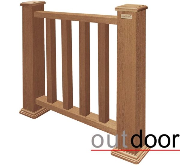Ограждение из ДПК Outdoor Классик 3D STORM дуб купить в Усолье-Сибирском