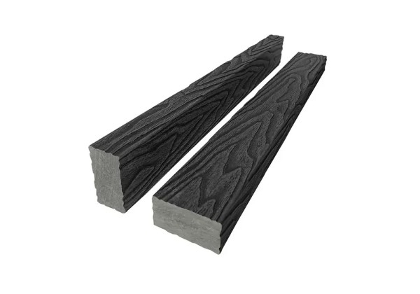 Брус лавочный 3D-тиснение 30х60 Графит купить в Усолье-Сибирском