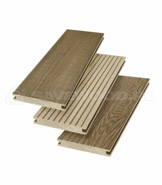 Террасная доска SW Fraxinus (R) полнотелая «SaveWood» Тик купить в Усолье-Сибирском