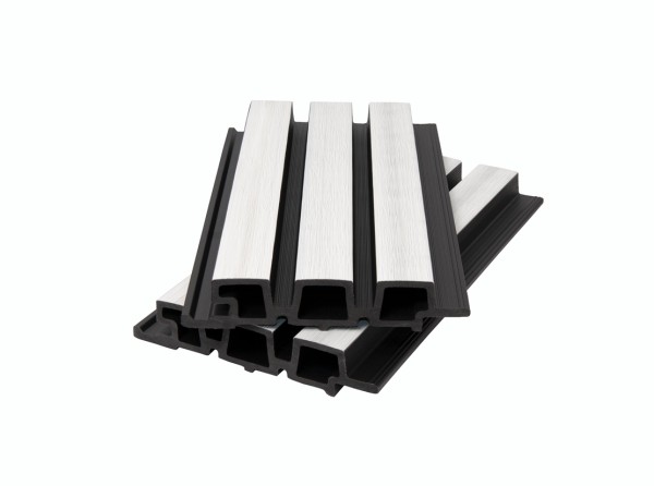 Фасадная панель брусковая двухцветная co-extrusion, white купить в Усолье-Сибирском
