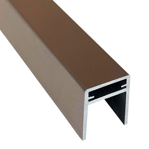 П-профиль Алюминиевый EasyDecking 35x25 Венге купить в Усолье-Сибирском