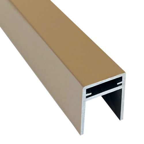 П-профиль Алюминиевый EasyDecking 35x25 Дуб купить в Усолье-Сибирском
