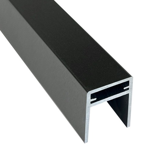 П-профиль Алюминиевый EasyDecking 35x25 Черное дерево купить в Усолье-Сибирском
