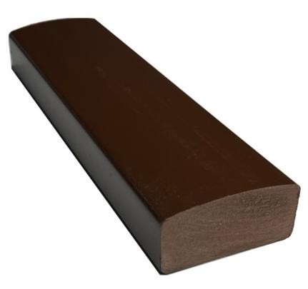 Лавочный брус Ecodecking Некст полнотелый глянцевый 70х35 шоколад купить в Усолье-Сибирском