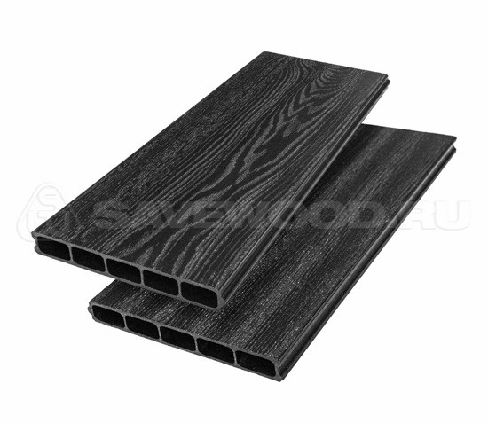 Грядочная доска ДПК 3D Savewood SW Rumex Чёрный купить в Усолье-Сибирском