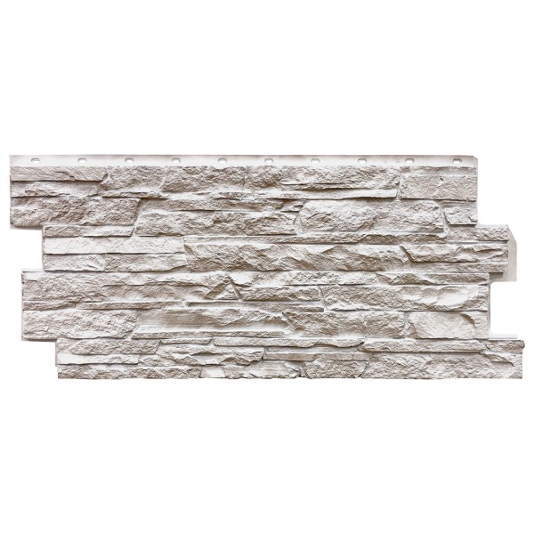 Фасадная панель FineBer, Скала, Мелованный белый купить в Усолье-Сибирском