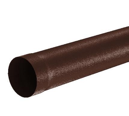 Водосток Aquasistem, Система 150/100 - Труба водосточная 1.00м RAL 8017 Коричневый matt купить в Усолье-Сибирском