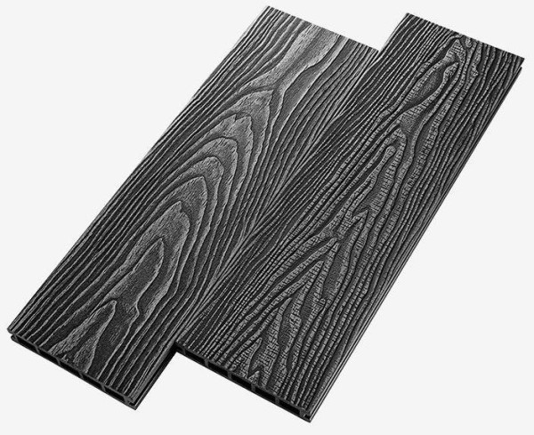 Террасная доска из ДПК RusDecking Unodeck Vintage - Графит купить в Усолье-Сибирском