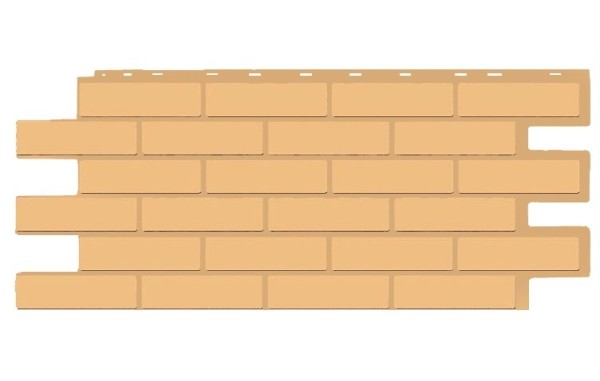 Фасадная панель T-Siding Кирпич Модерн Эко Крем купить в Усолье-Сибирском