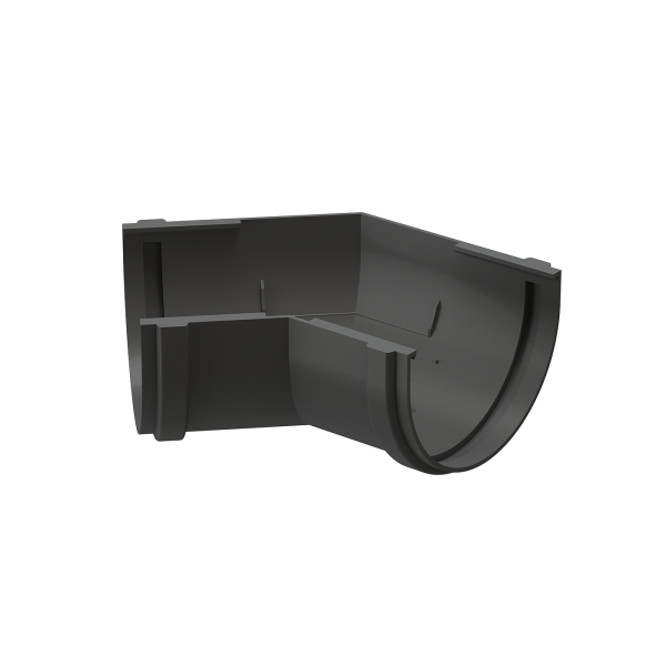 Угол желоба 135˚ Docke Premium Графит купить в Усолье-Сибирском