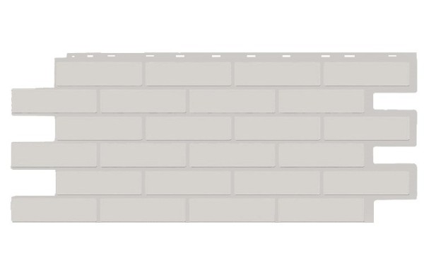 Фасадная панель T-Siding Кирпич Модерн Эко Уайт купить в Усолье-Сибирском